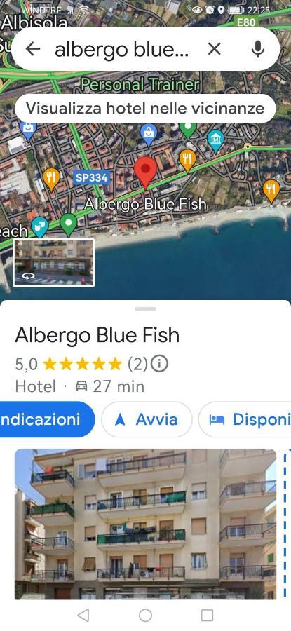 Albergo Blue Fish Albisola Superiore Eksteriør billede